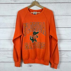 Vintage Florida Gators Sweatshirt Large Orange 90s University College Sports